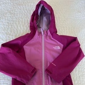 Girls XS North Face Rain Jacket